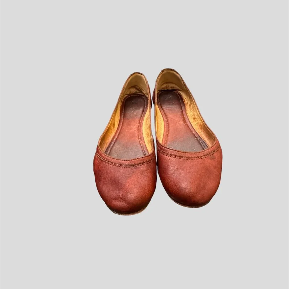 Frye Carson ballet flats tan size 7.5